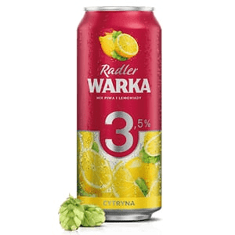 WARKA RADLER LEMON 3,5% 24X50CL BLIK