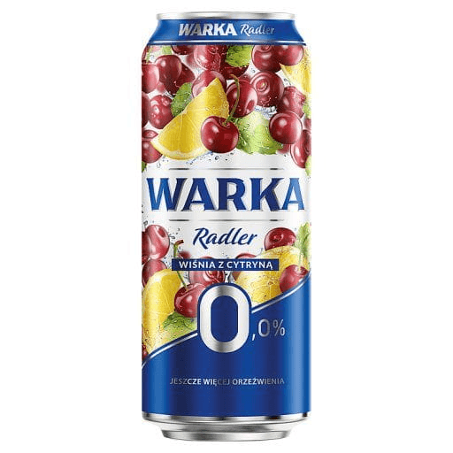 WARKA WISNIA CYTRNIA  0% 24X50CL BLIK