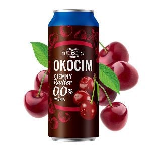 OKOCIM CIEMNA WISNIA 0% 24X50 CL BLIK