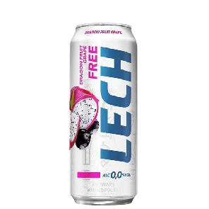 LECH DRAGON FRUIT GRAPE 0% 24X50CL BLIK