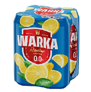 WARKA RADLER LEMON 0% 24X50CL BLIK