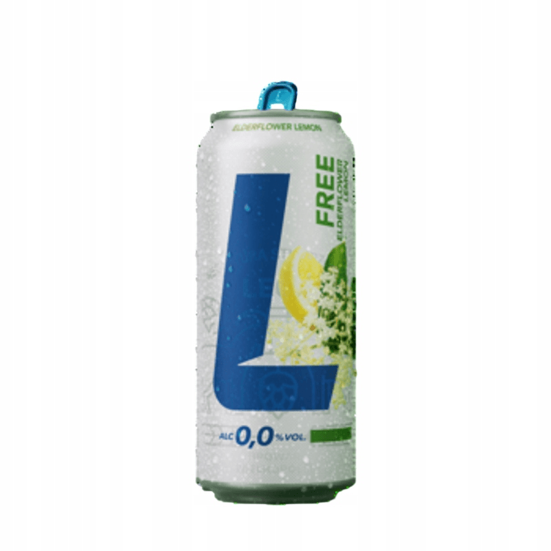 LECH ELDERFLOWER LEMON 0% 24X50CL BLIK