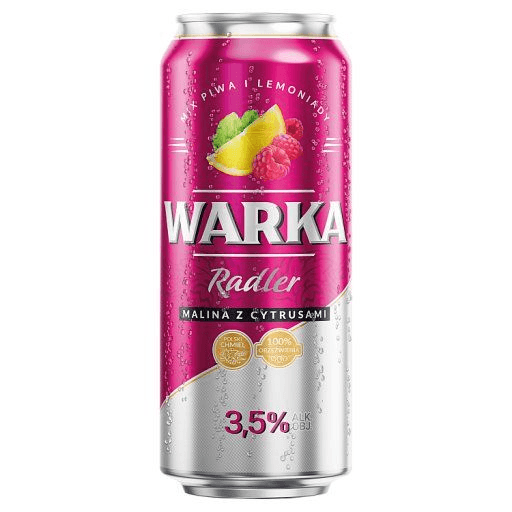 WARKA RADLER LEM RASPBERRY 24X50CL BLIK