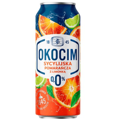 OKOCIM POM LIME 0% 24X50CL BLIK