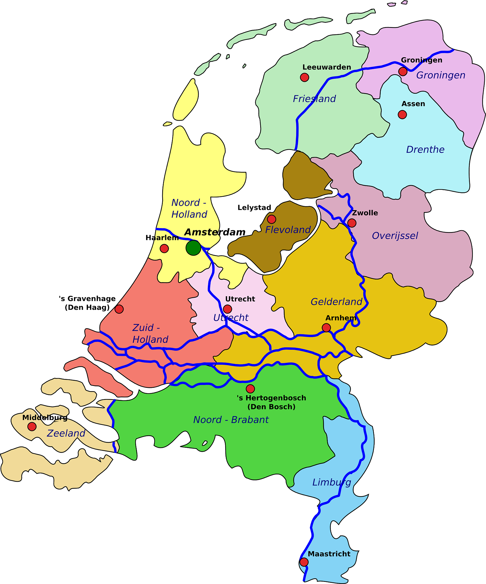XL Groothandel bezorggebieden